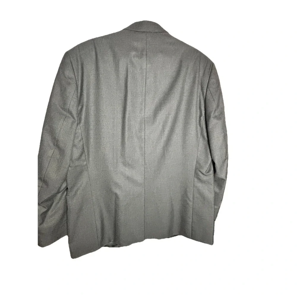 Chaps Mens 48L Sport Coat‎ Navy Blue 2 Button Jacket Office Preppy NWOT